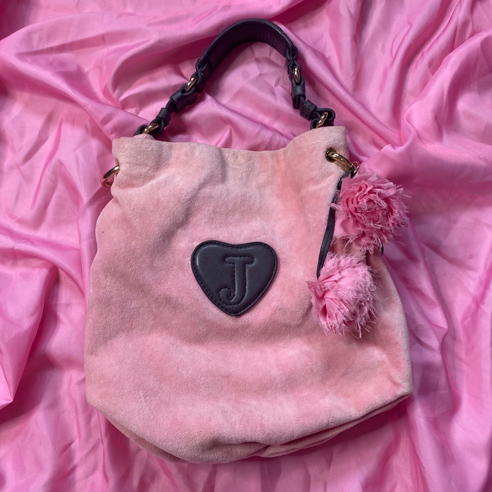 PINK VELVET JUICY COUTURE PURSE